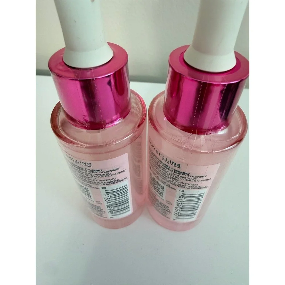 Maybelline Grippy Serum Primer Women 1oz Pink 2% Niacinamide 2PK NWT